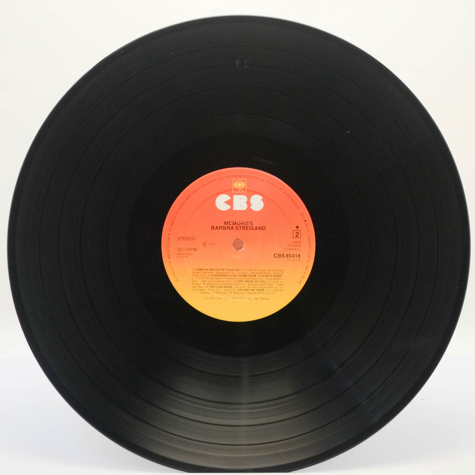 Barbra Streisand — Memories, 1981