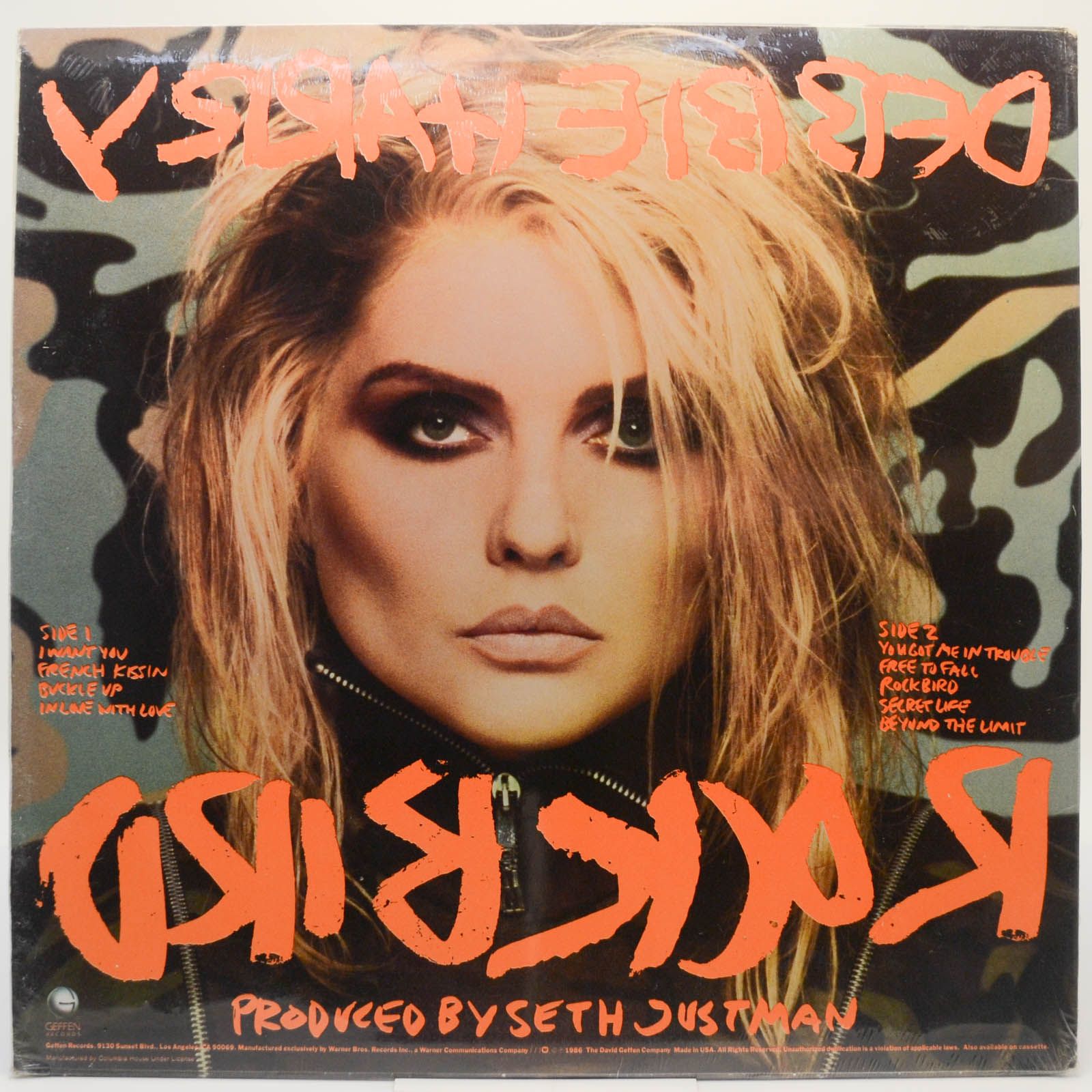 Виниловая пластинка Debbie Harry — Rockbird (USA), 1986