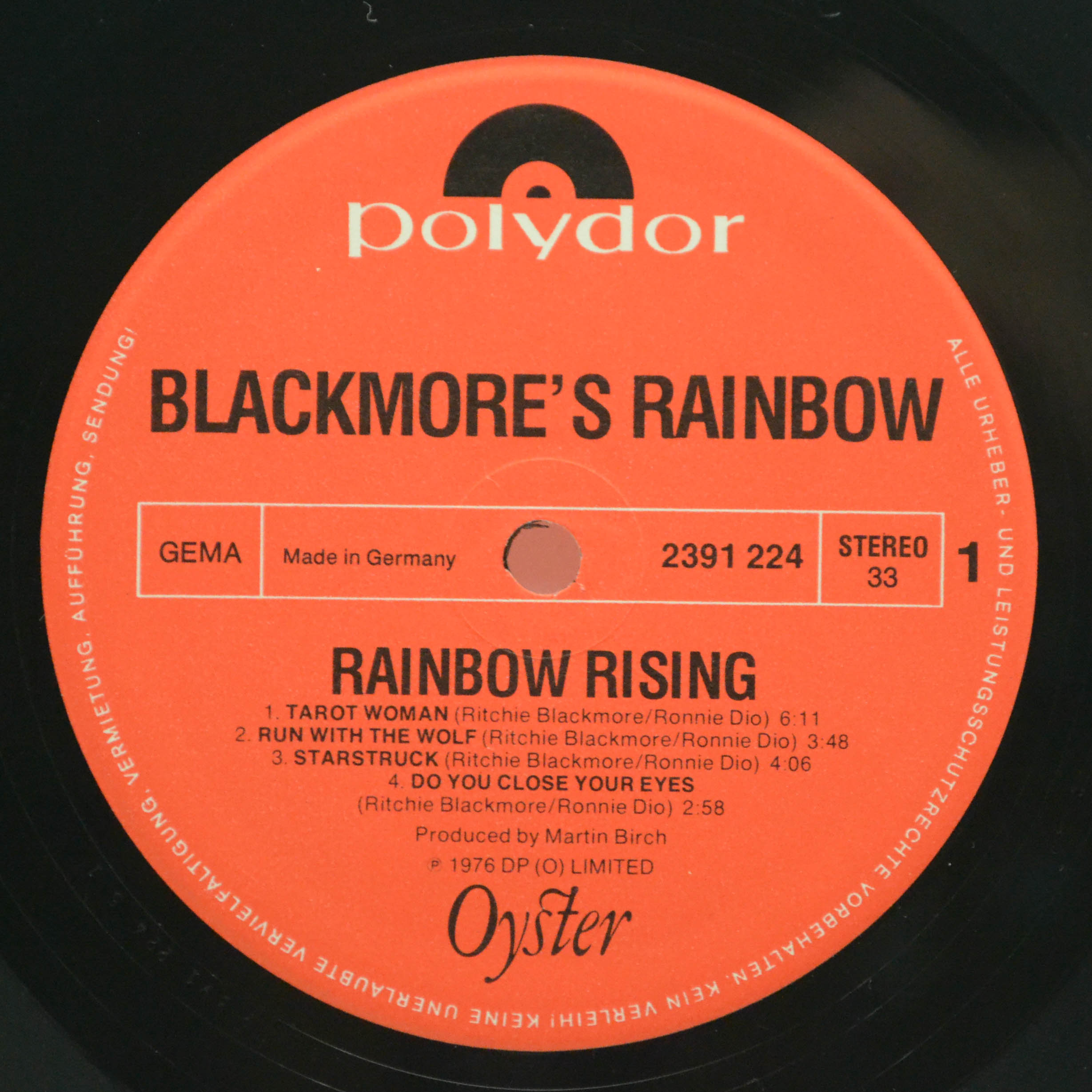 Виниловая пластинка Rainbow — Rising, 1976