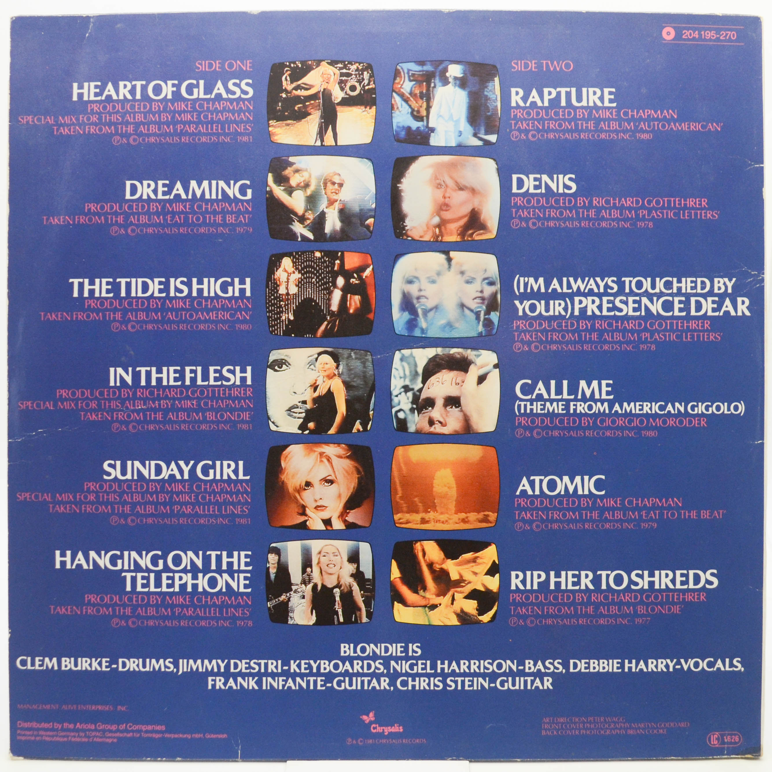 Blondie — Blondie's Hits, 1984