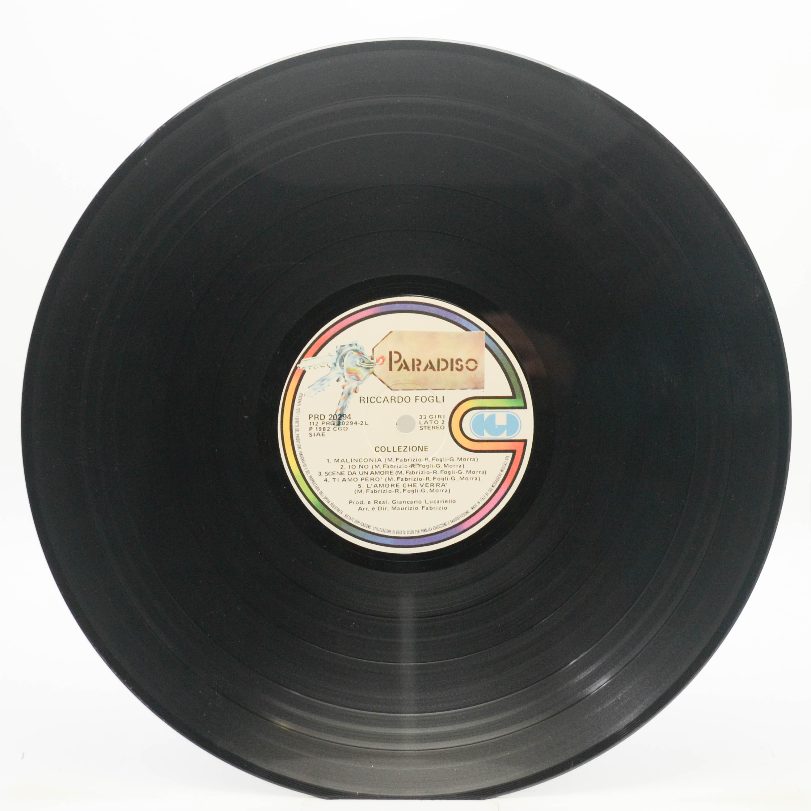 Виниловая пластинка Riccardo Fogli — Collezione (1-st, Italy), 1982