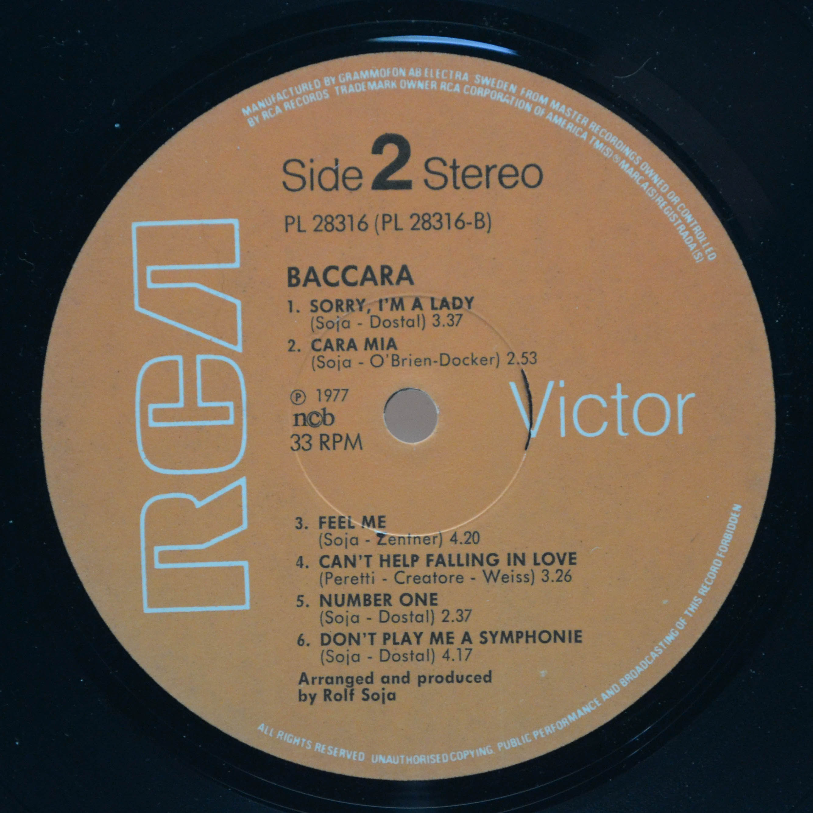 Baccara — Baccara, 1977