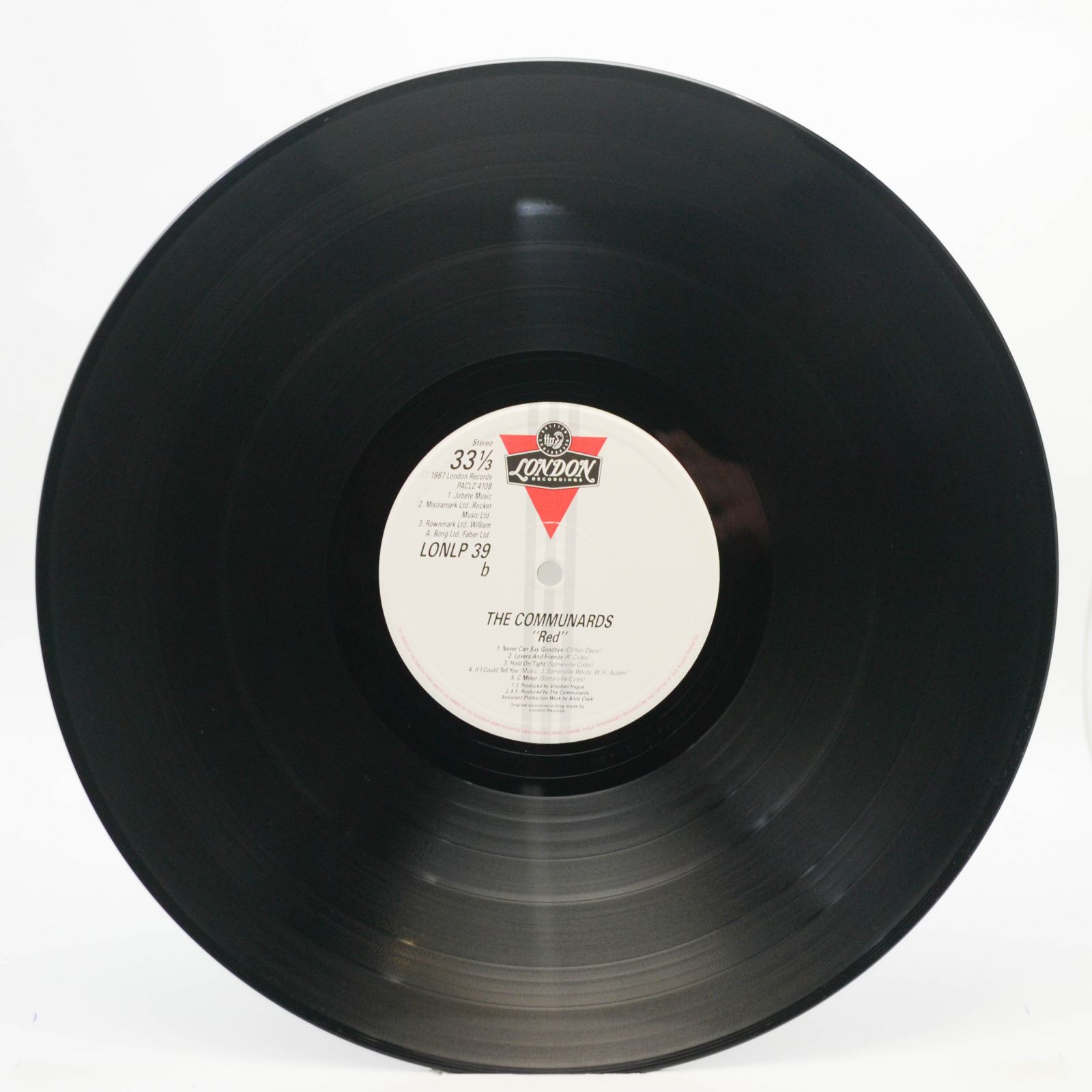 Виниловая пластинка Communards — Red (1-st, UK), 1987