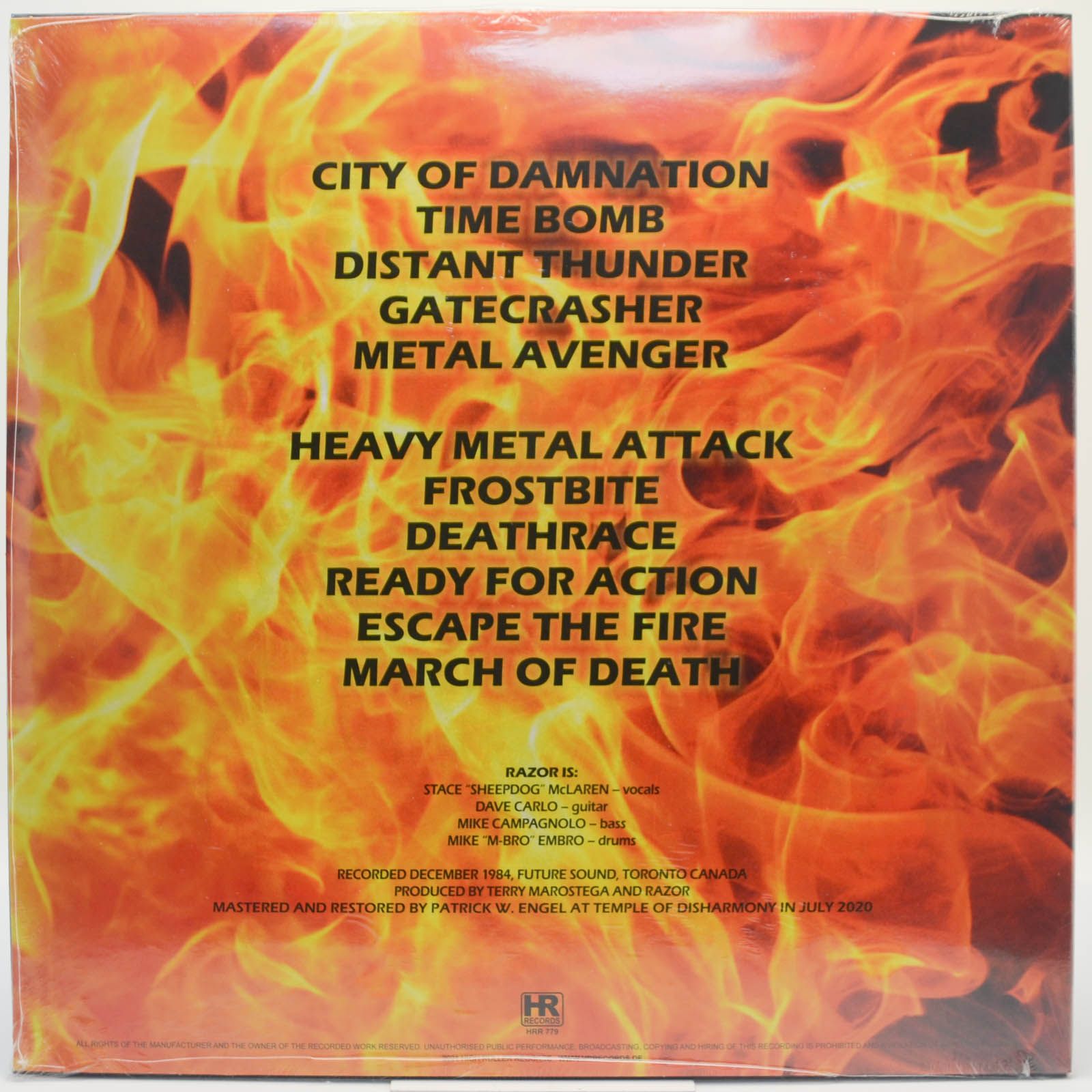 Виниловая пластинка Razor — Escape The Fire, 2021