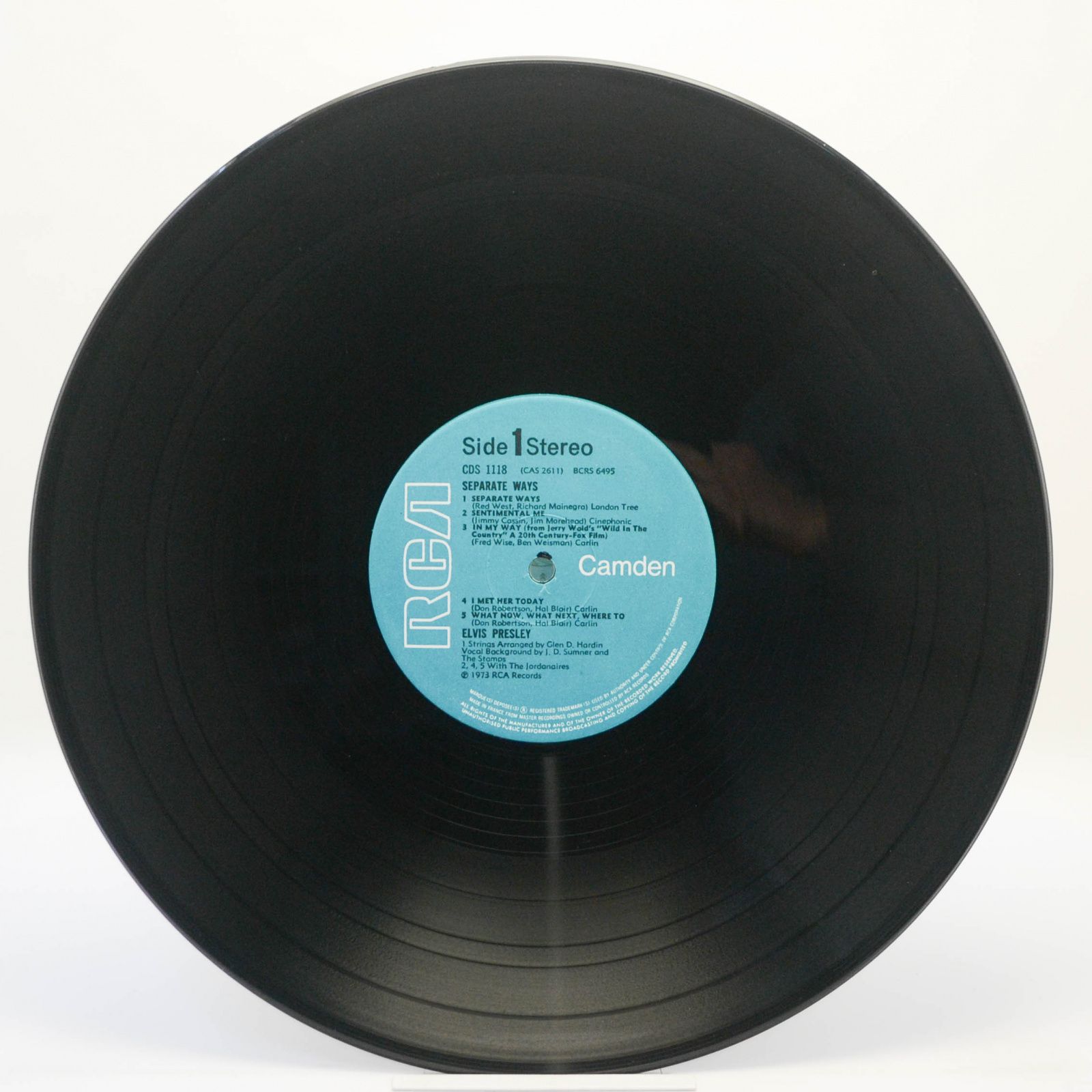 Elvis — Separate Ways (UK), 1973