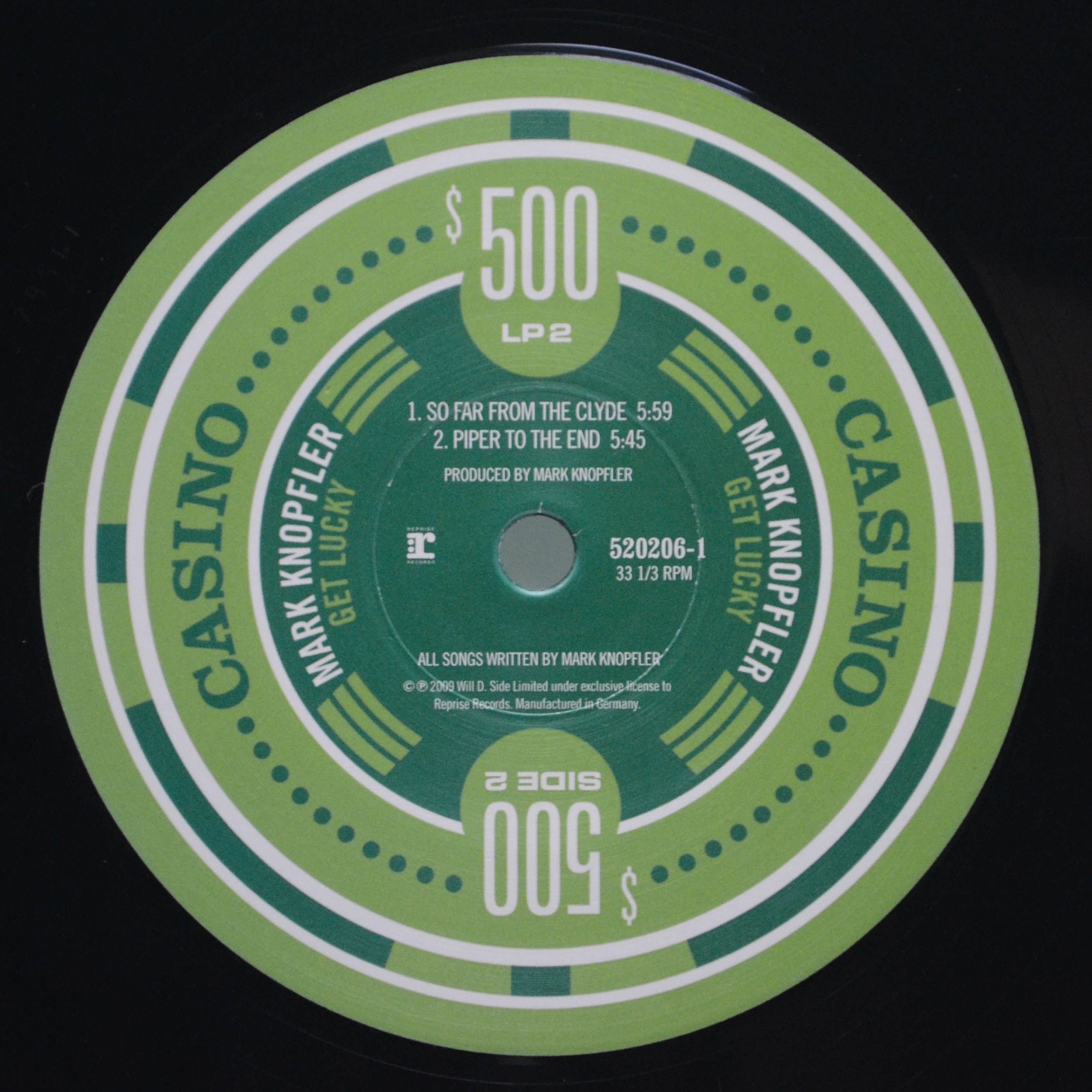 Mark Knopfler — Get Lucky (2LP, USA), 2009