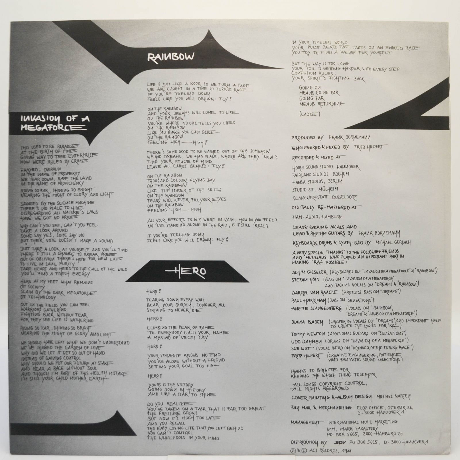 Eloy — Ra (1-st, Germany), 1988