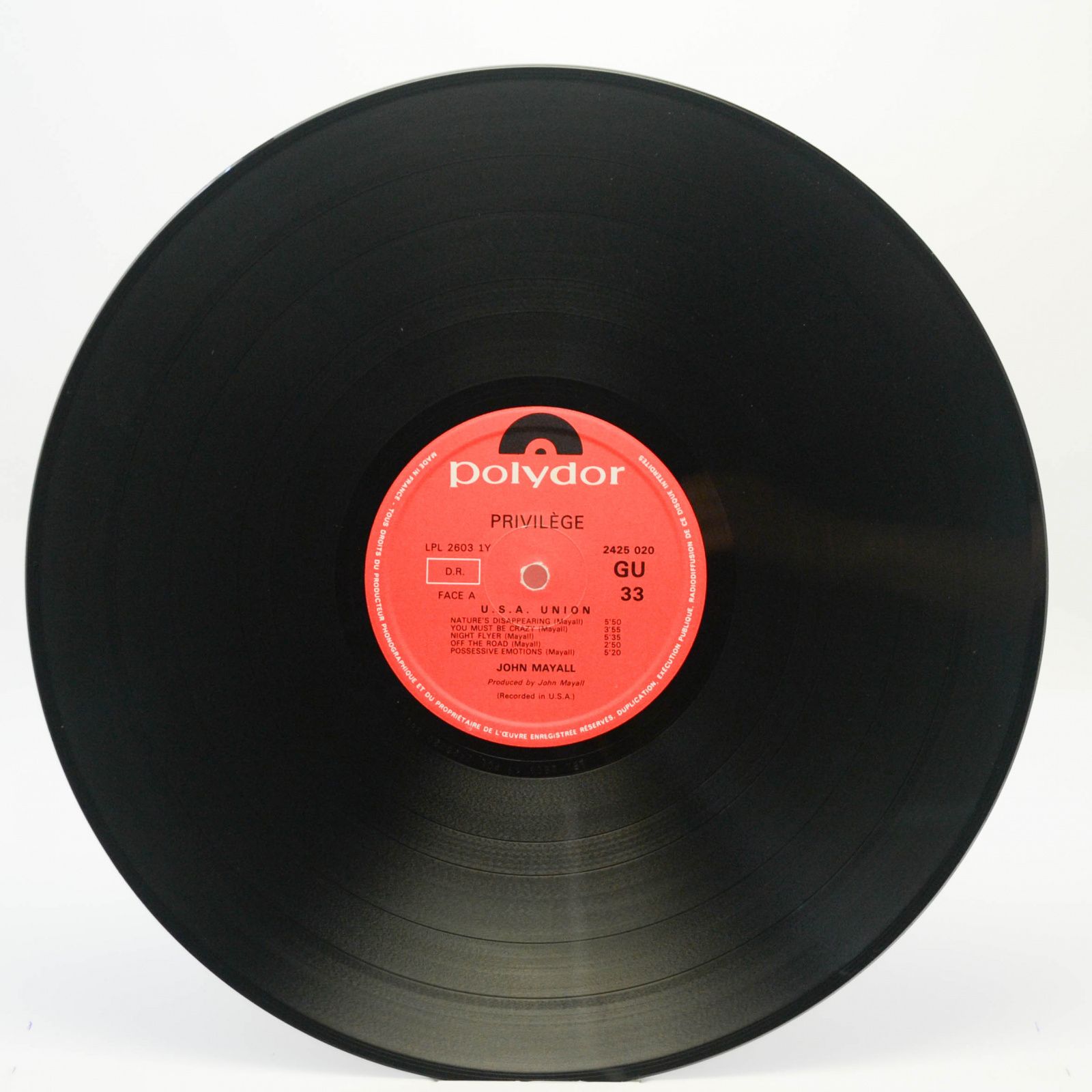 John Mayall — USA Union, 1970