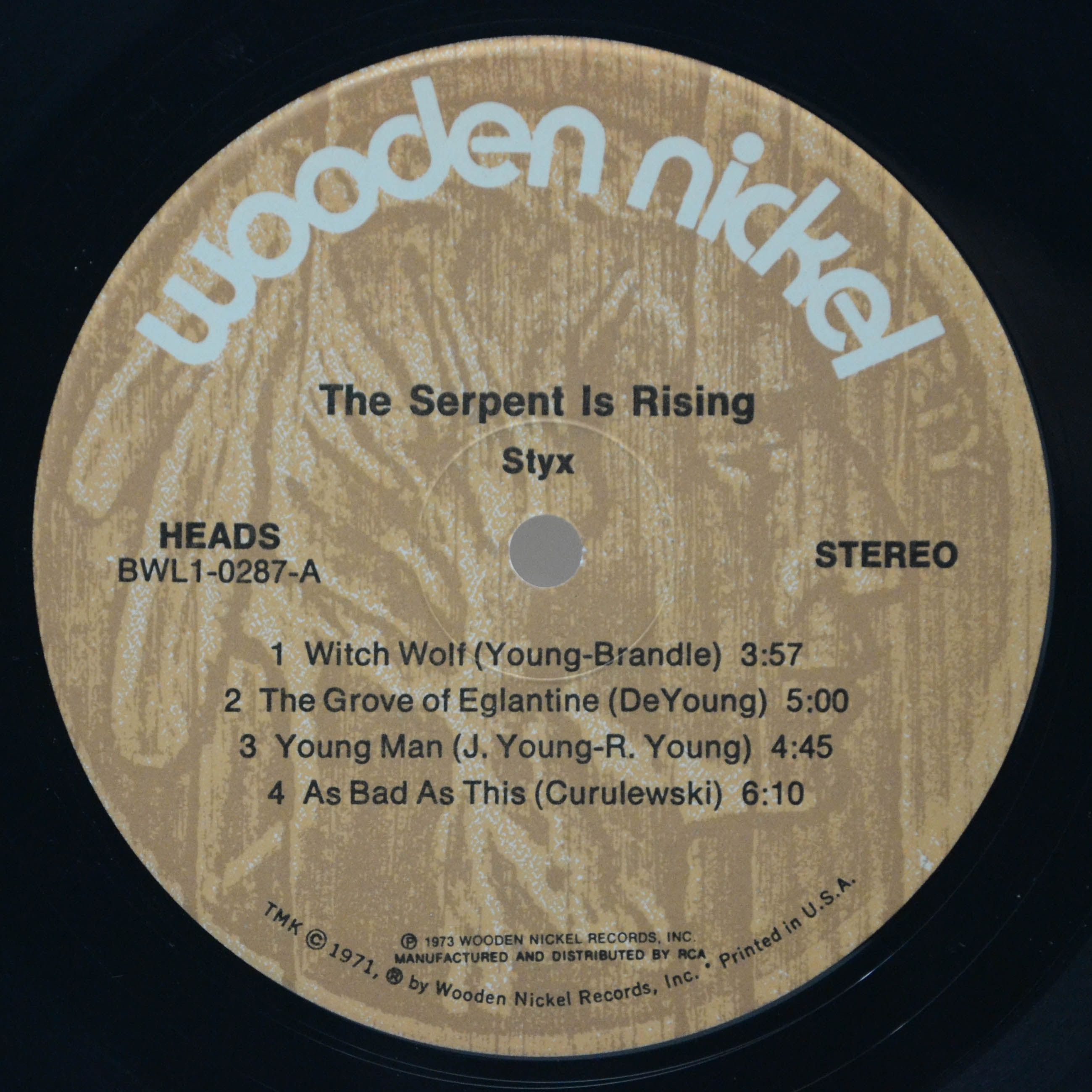 Styx — The Serpent Is Rising (1-st, USA), 1973