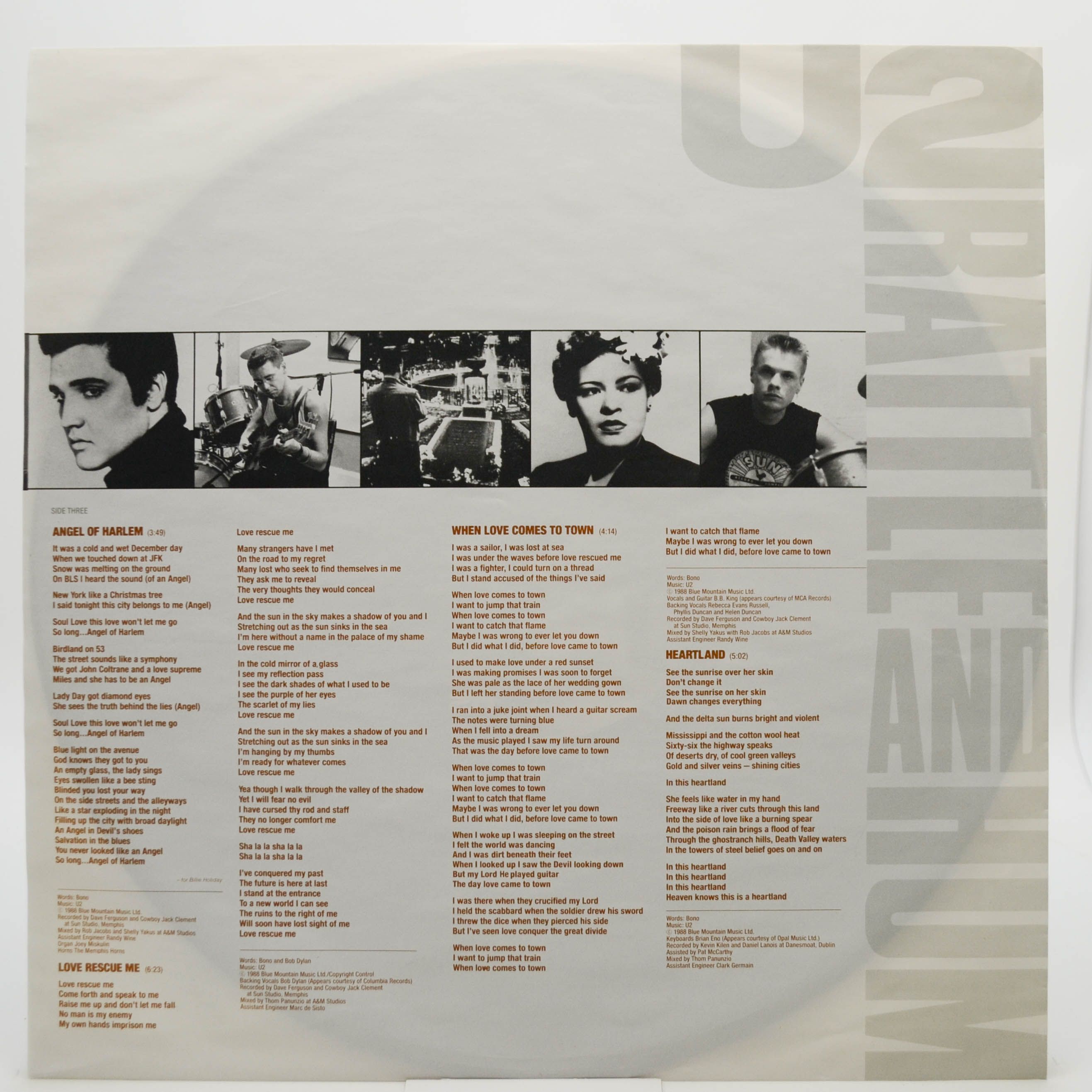 U2 — Rattle And Hum (2LP), 1988