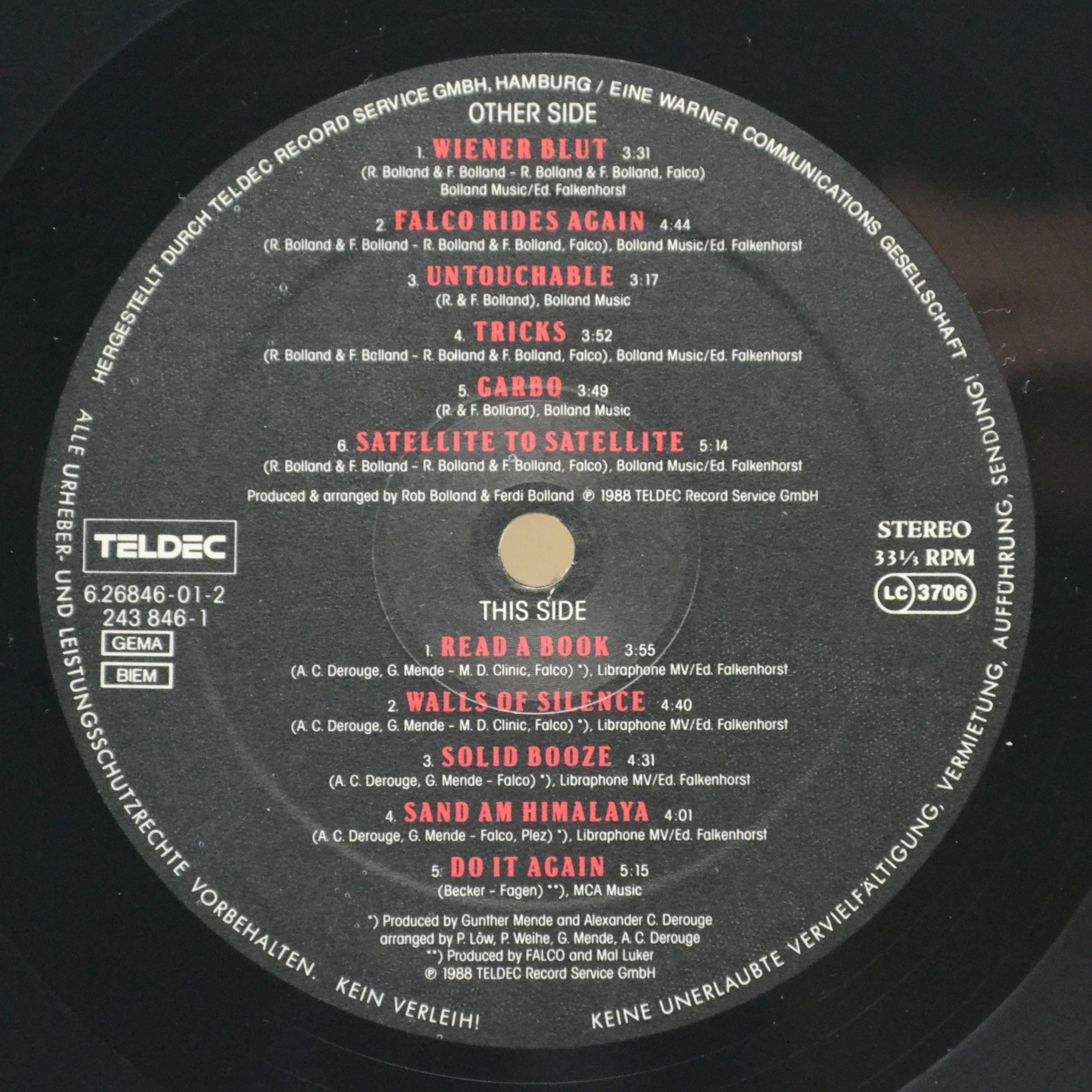 Falco — Wiener Blut, 1988