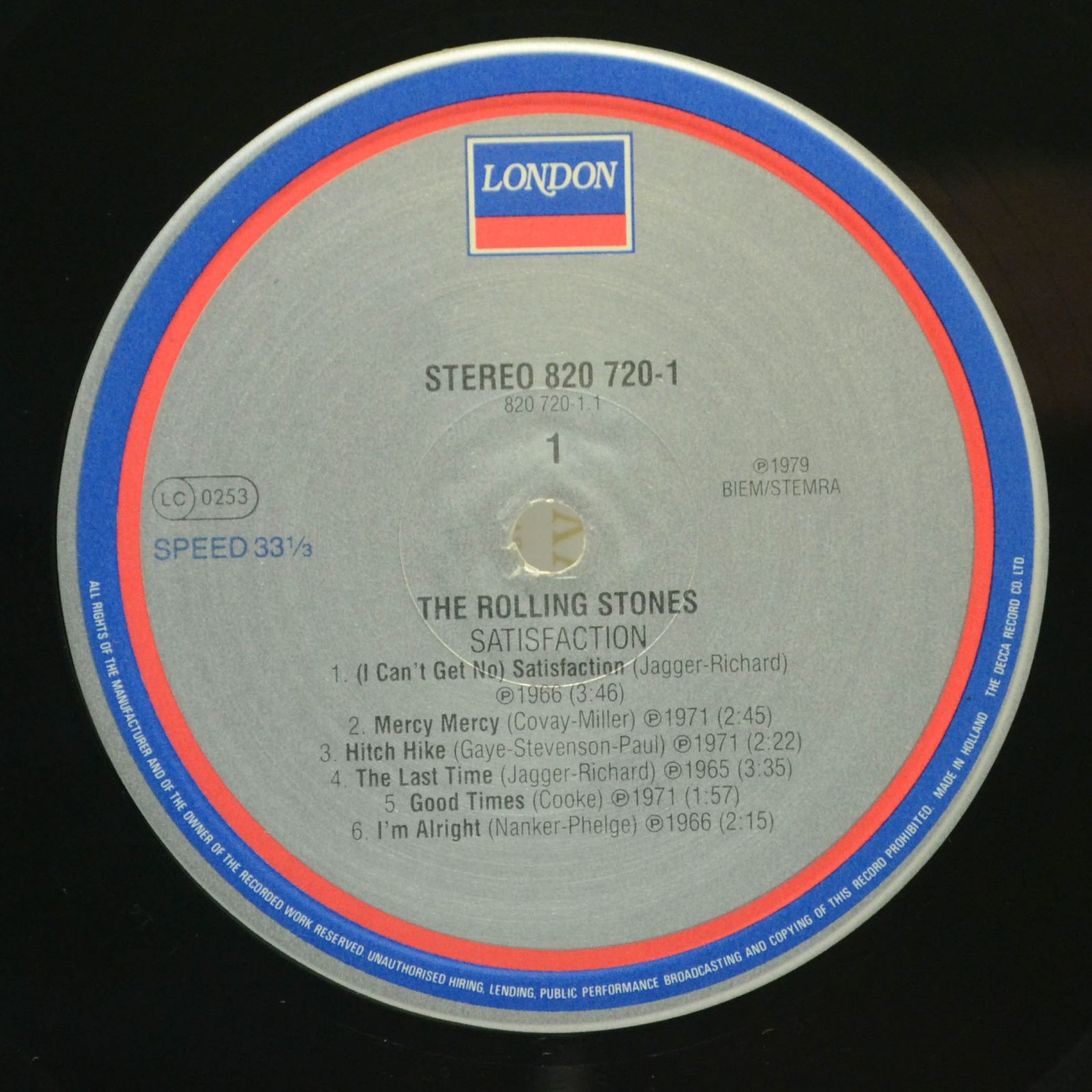 Rolling Stones — Satisfaction, 1979