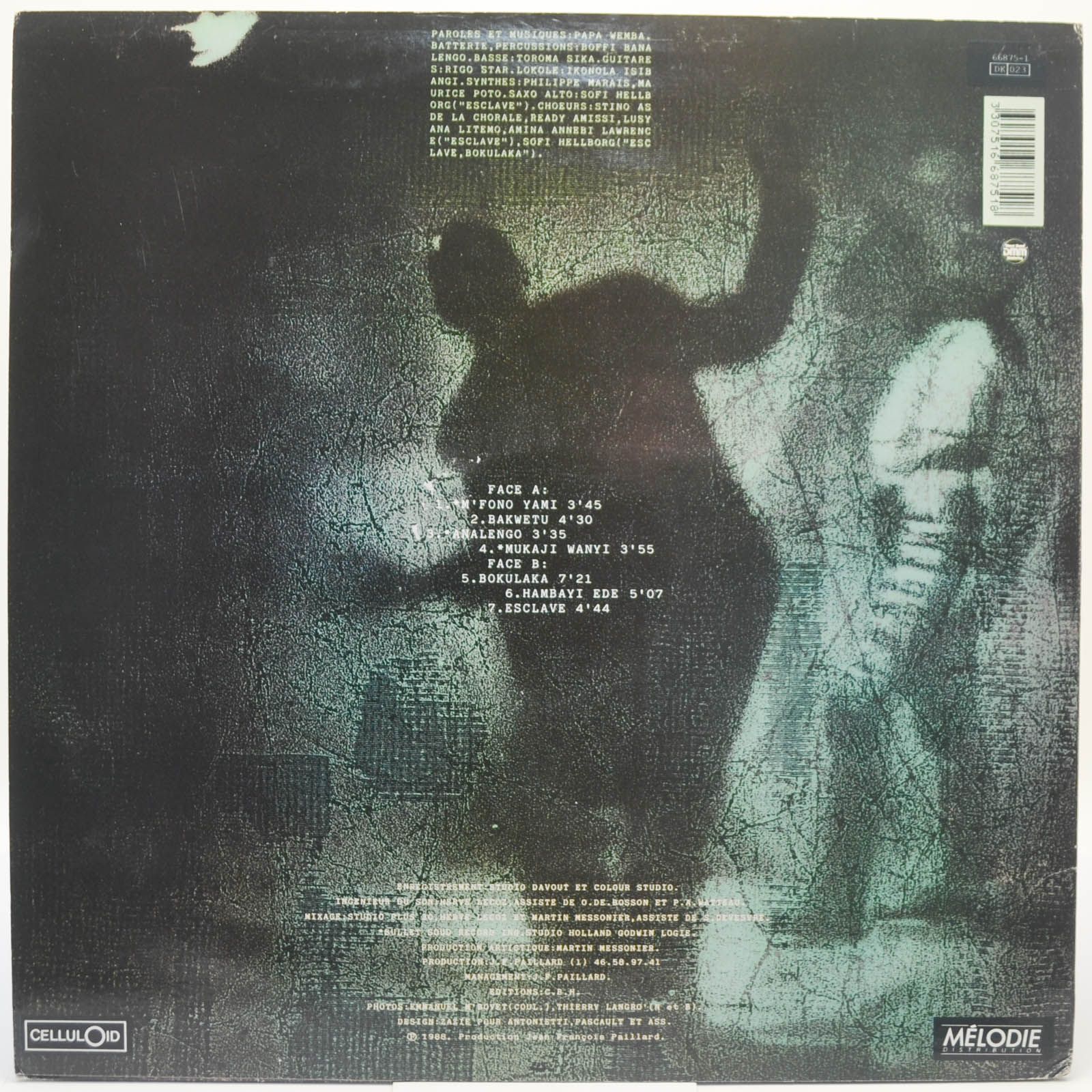 Виниловая пластинка Papa Wemba — M'Fono Yami, 1988