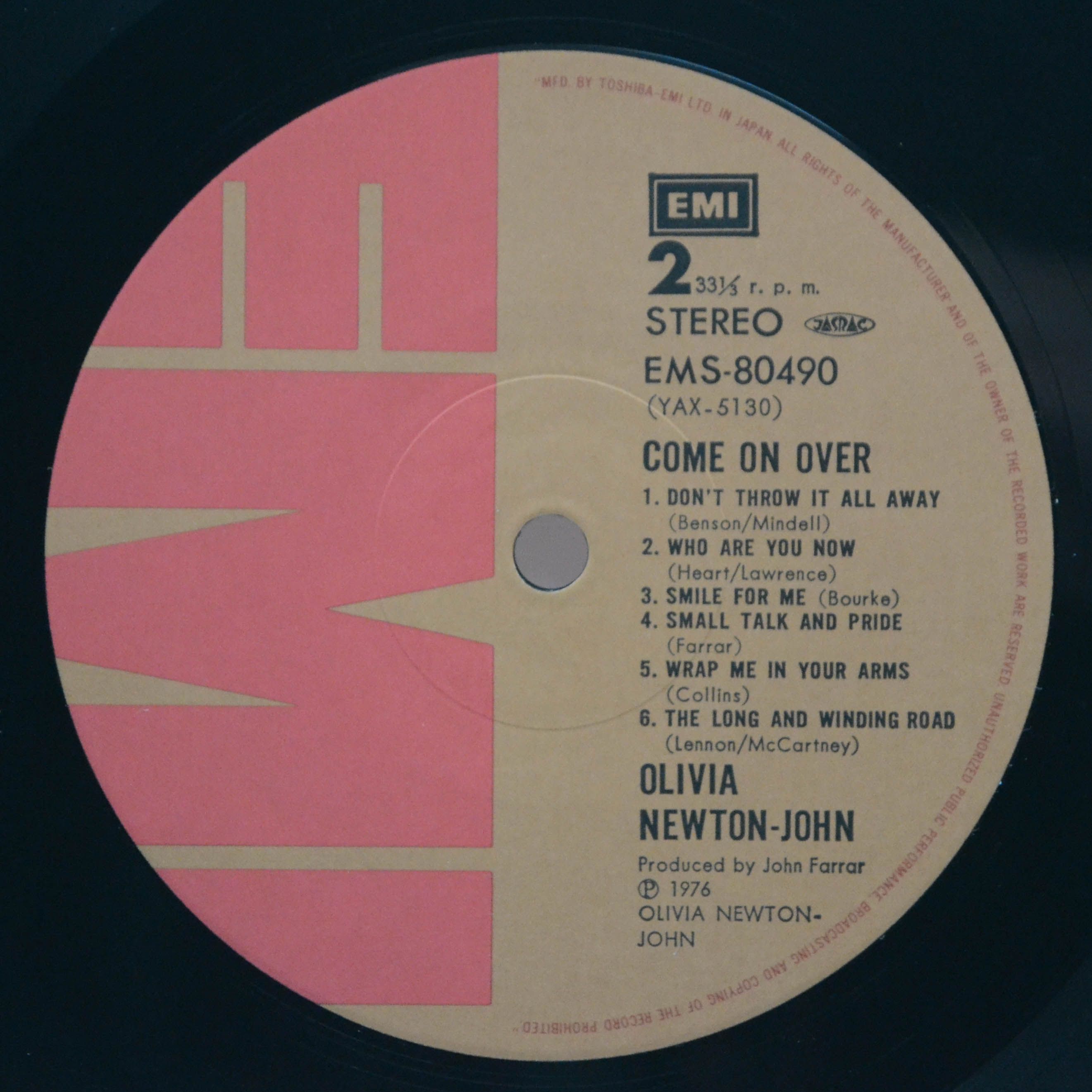 Olivia Newton-John — Come On Over, 1976