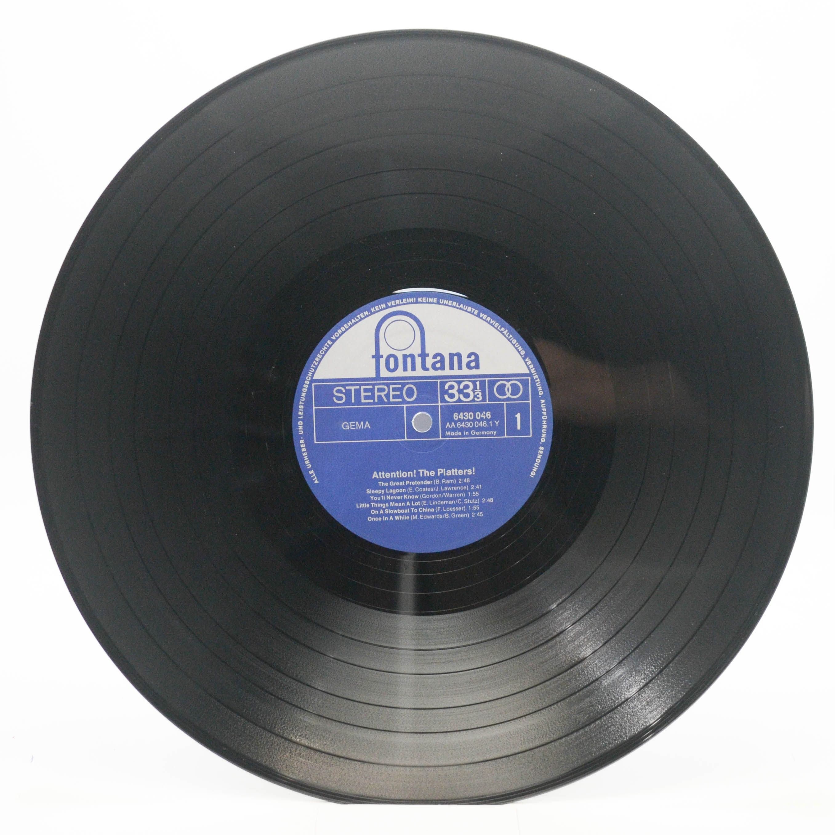 Виниловая пластинка The Platters — Attention!, 1973
