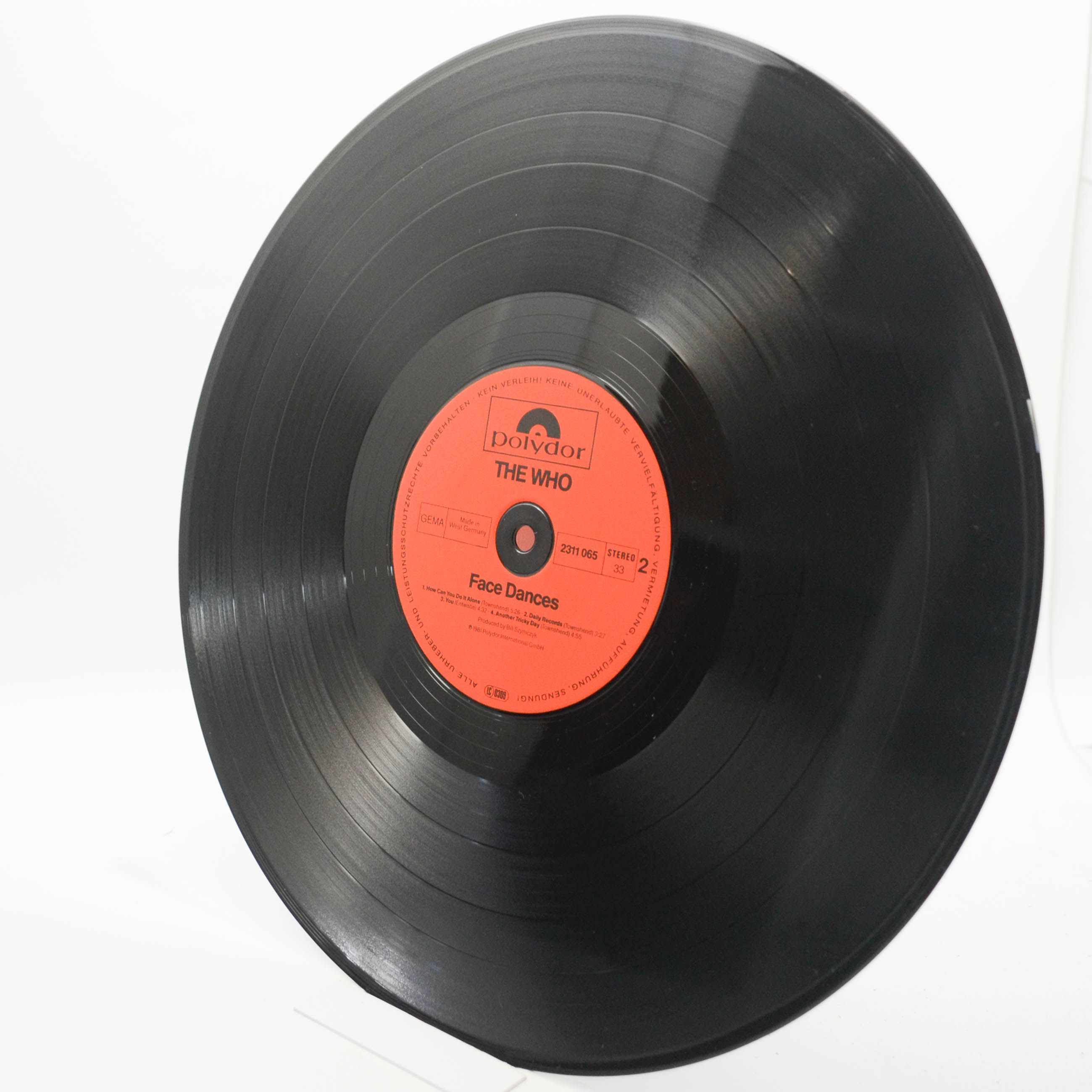 Who — Face Dances (poster), 1981