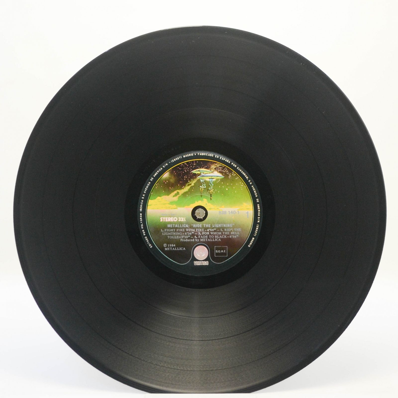 Metallica — Ride The Lightning, 1984