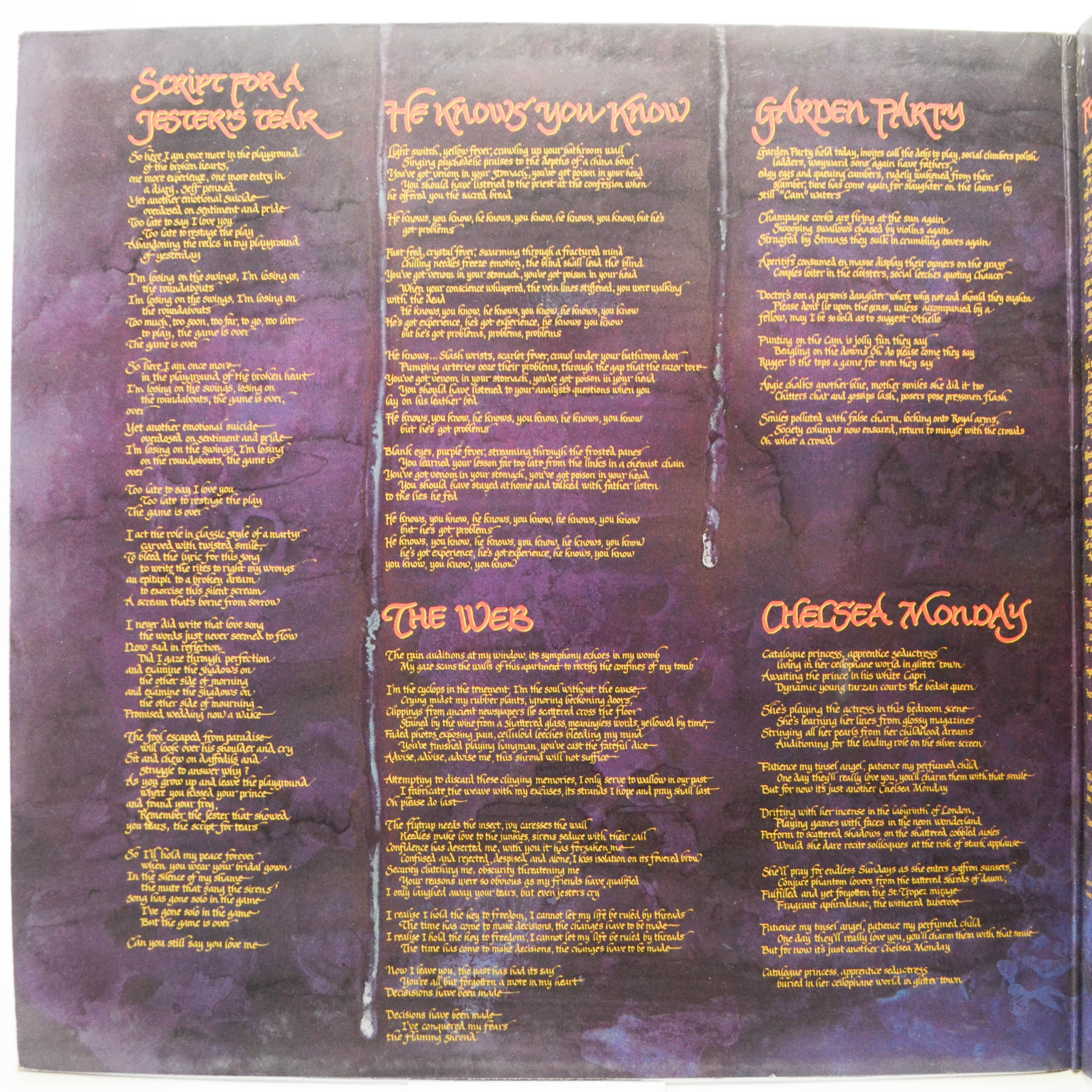 Marillion — Script For A Jester's Tear, 1983