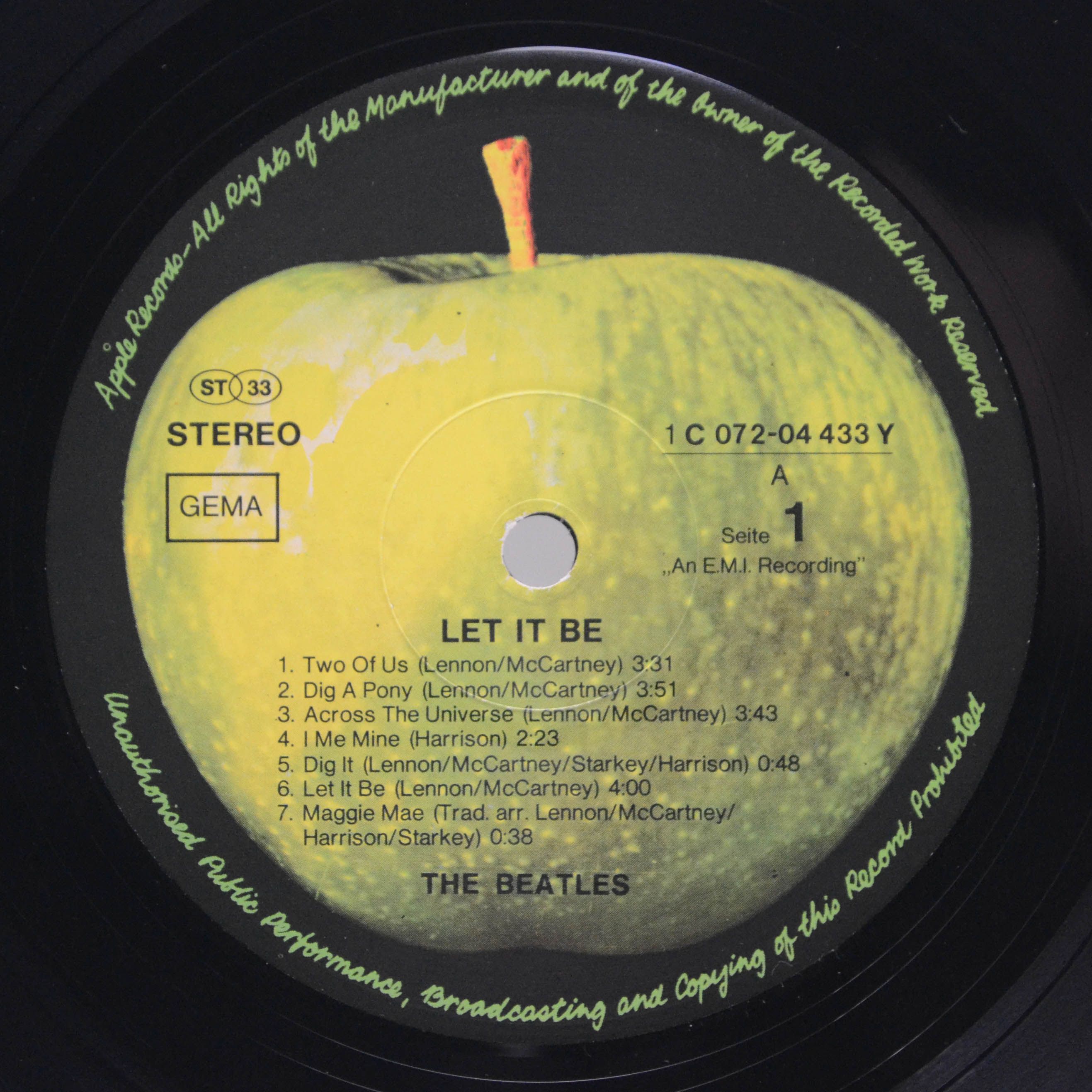 Beatles — Let It Be, 1970