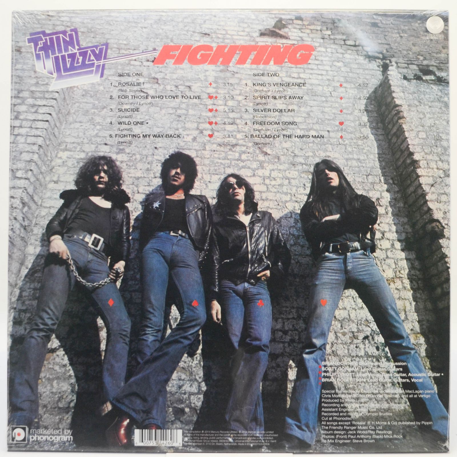 Виниловая пластинка Thin Lizzy — Fighting, 2014