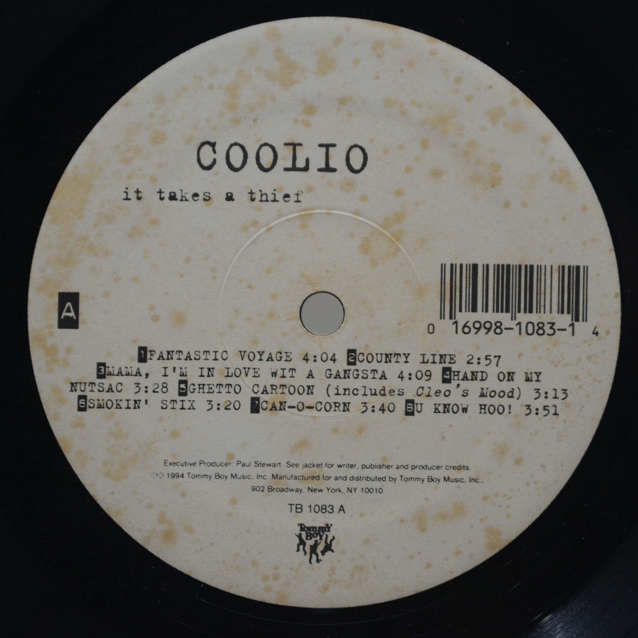 Виниловая пластинка Coolio — It Takes A Thief (1-st, USA), 1994