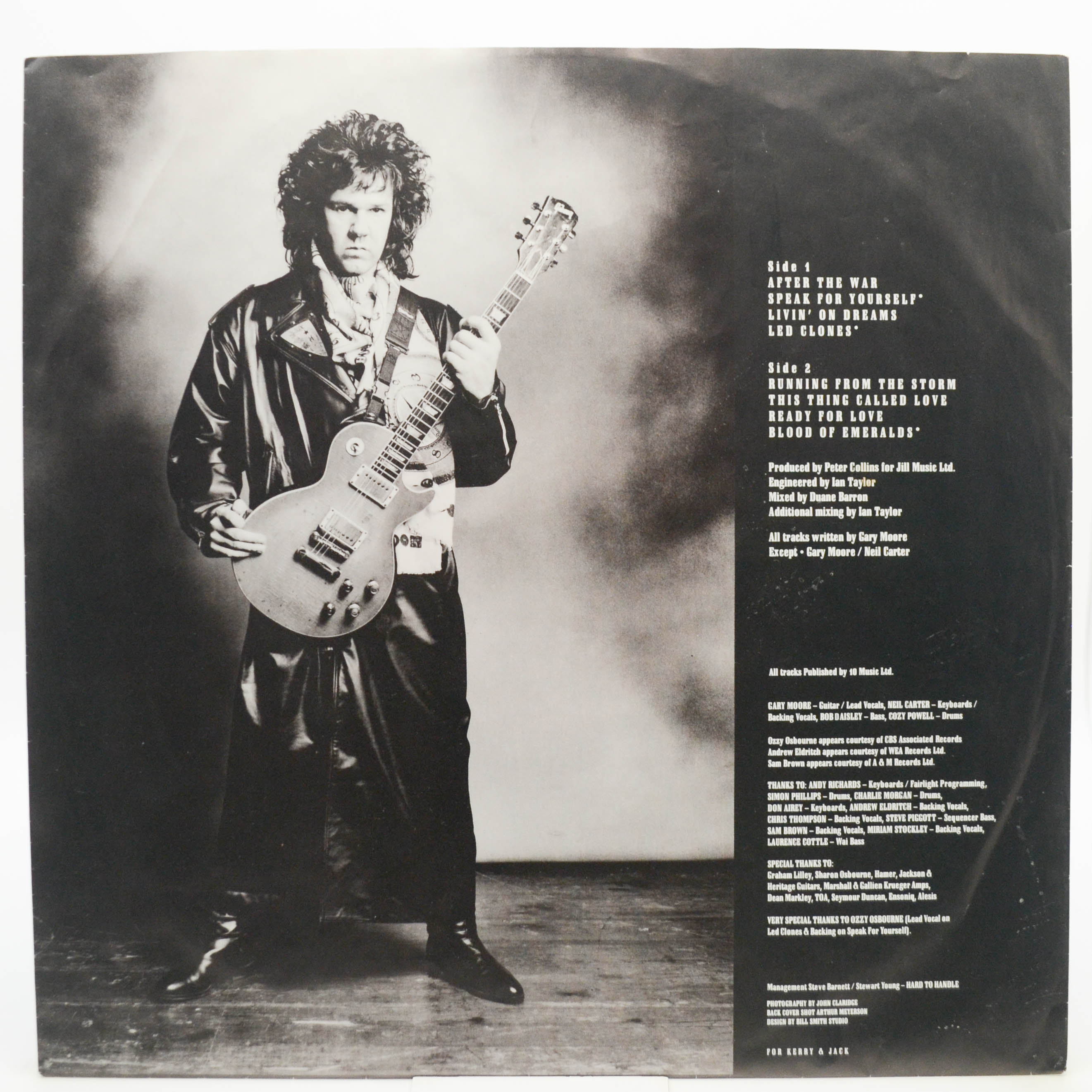 Виниловая пластинка Gary Moore — After The War, 1989