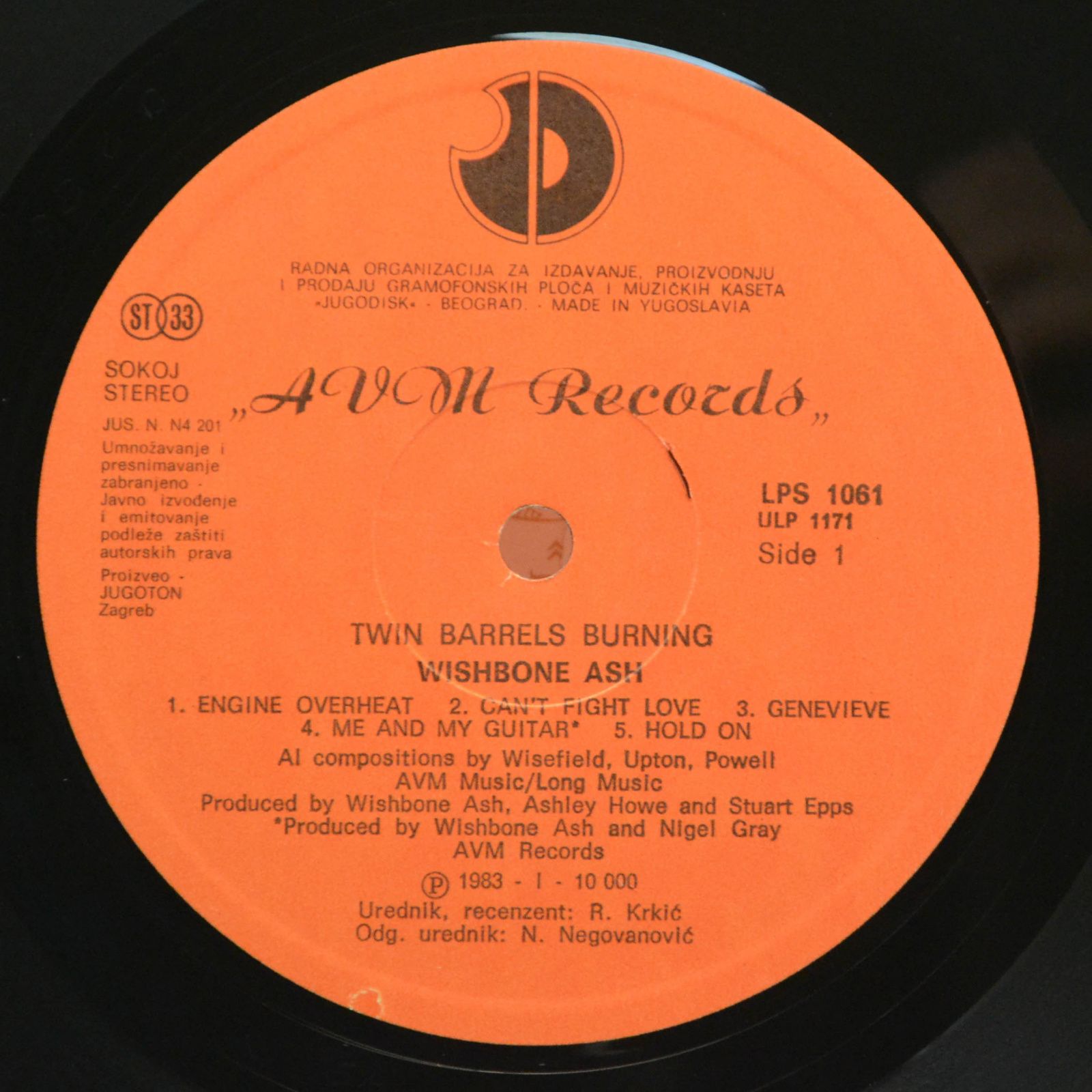 Виниловая пластинка Wishbone Ash — Twin Barrels Burning, 1983
