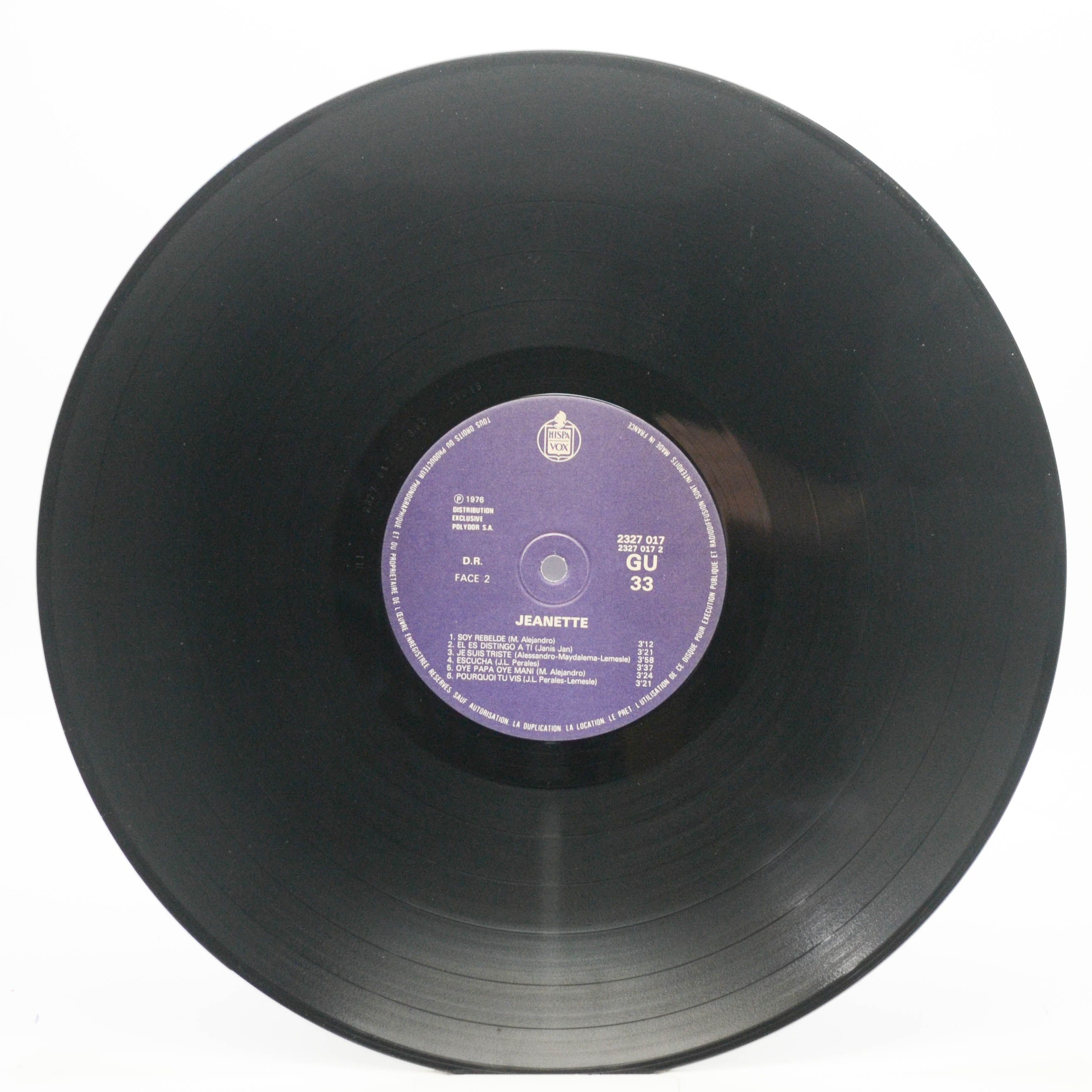 Виниловая пластинка Jeanette — Porque Te Vas, 1976