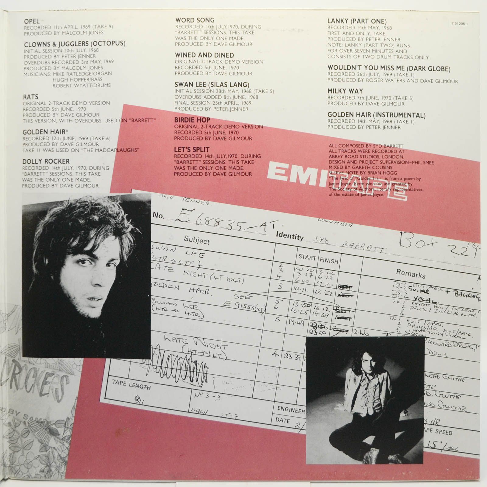 Syd Barrett — Opel, 1988